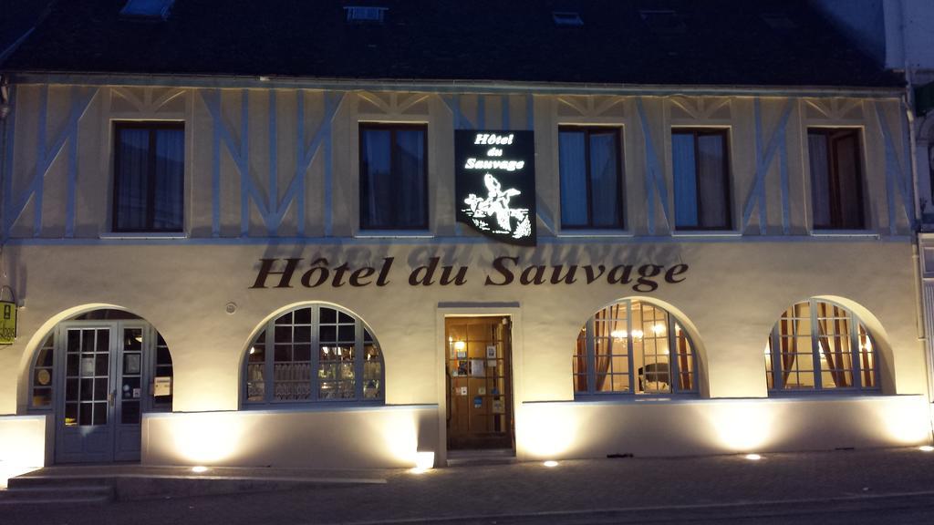 La Ferté-Gaucher Logis Hotel & Restaurant Du Sauvage מראה חיצוני תמונה